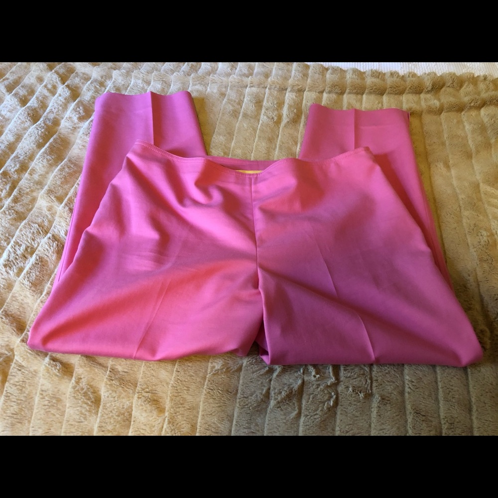 St. John pink ankle pants